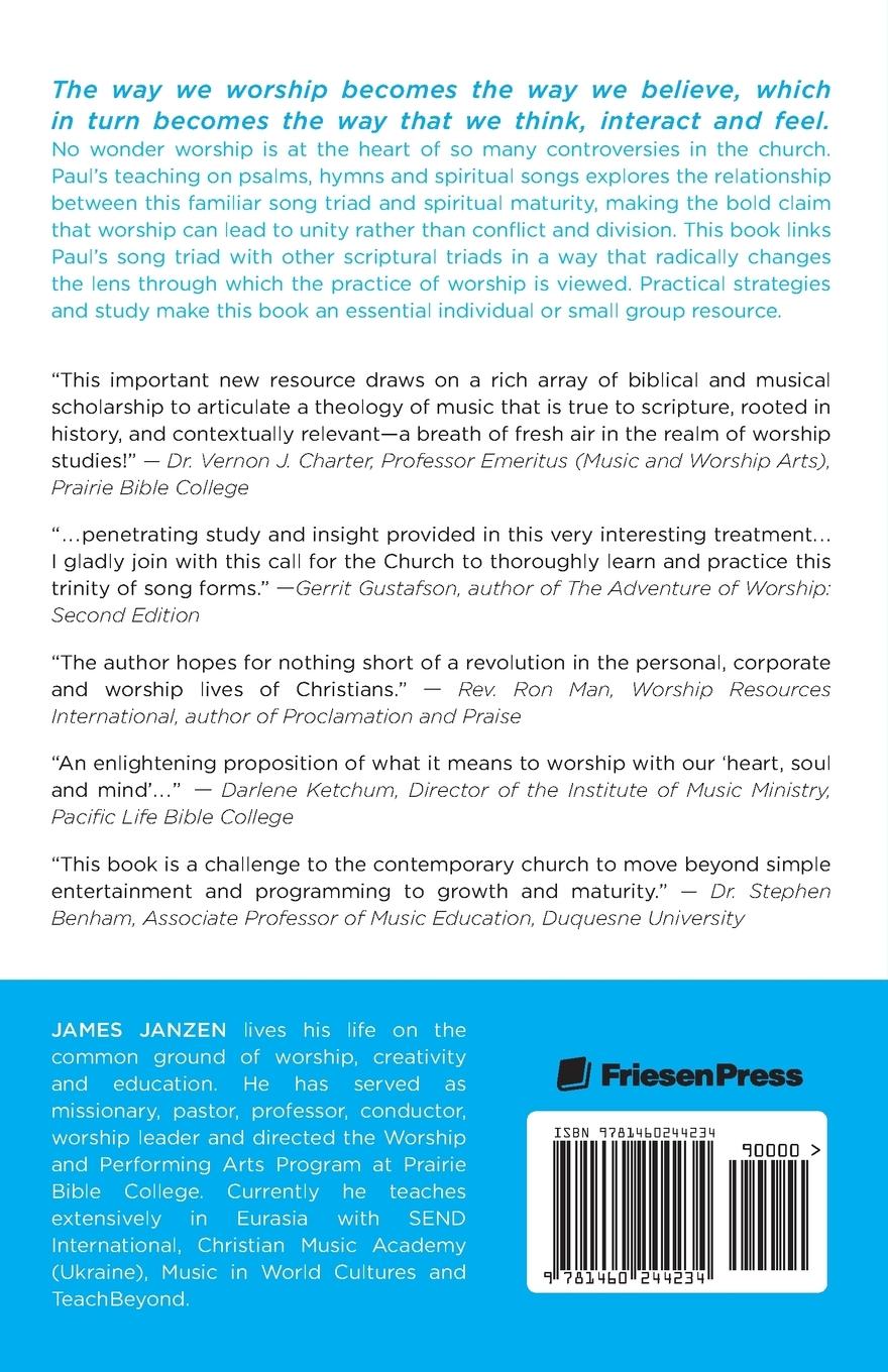 Rückseitencover Psalms, Hymns and Spiritual Songs