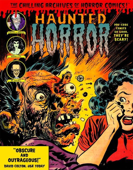 Vorderes Coverbild Haunted Horror Pre-Code Comics So Good, They're Scary