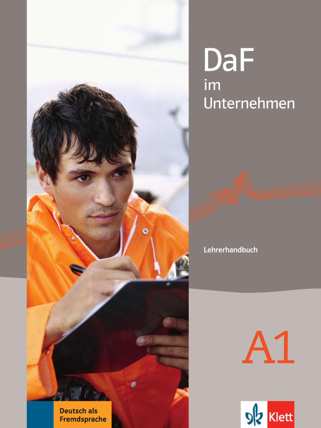 Vorderes Coverbild DaF im Unternehmen A1. Lehrerhandbuch