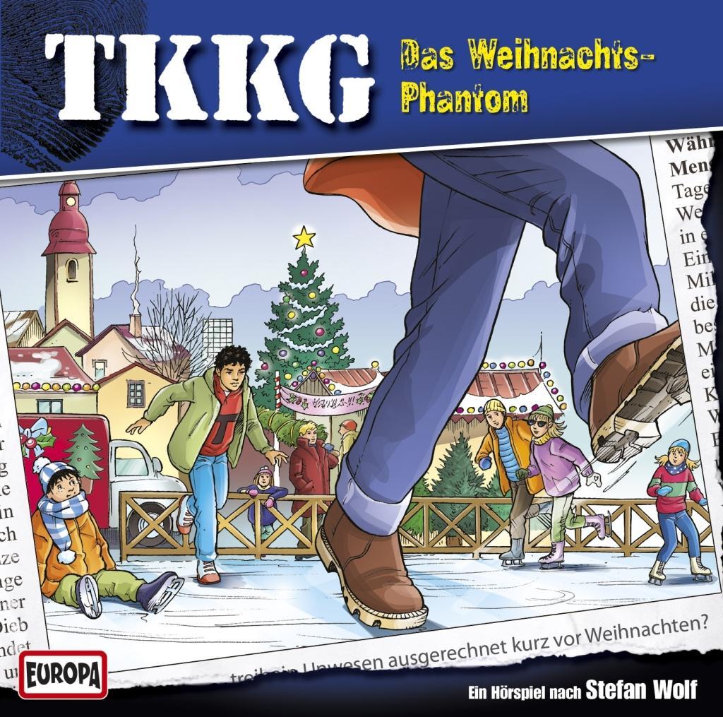 Vorderes Coverbild TKKG 193. Das Weihnachts-Phantom
