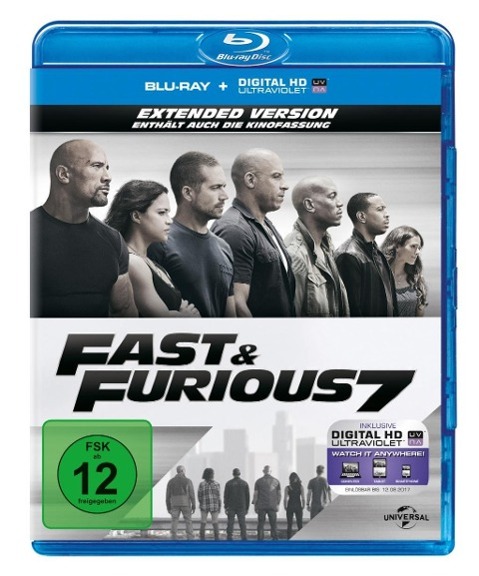 Vorderes Coverbild Fast & Furious 7