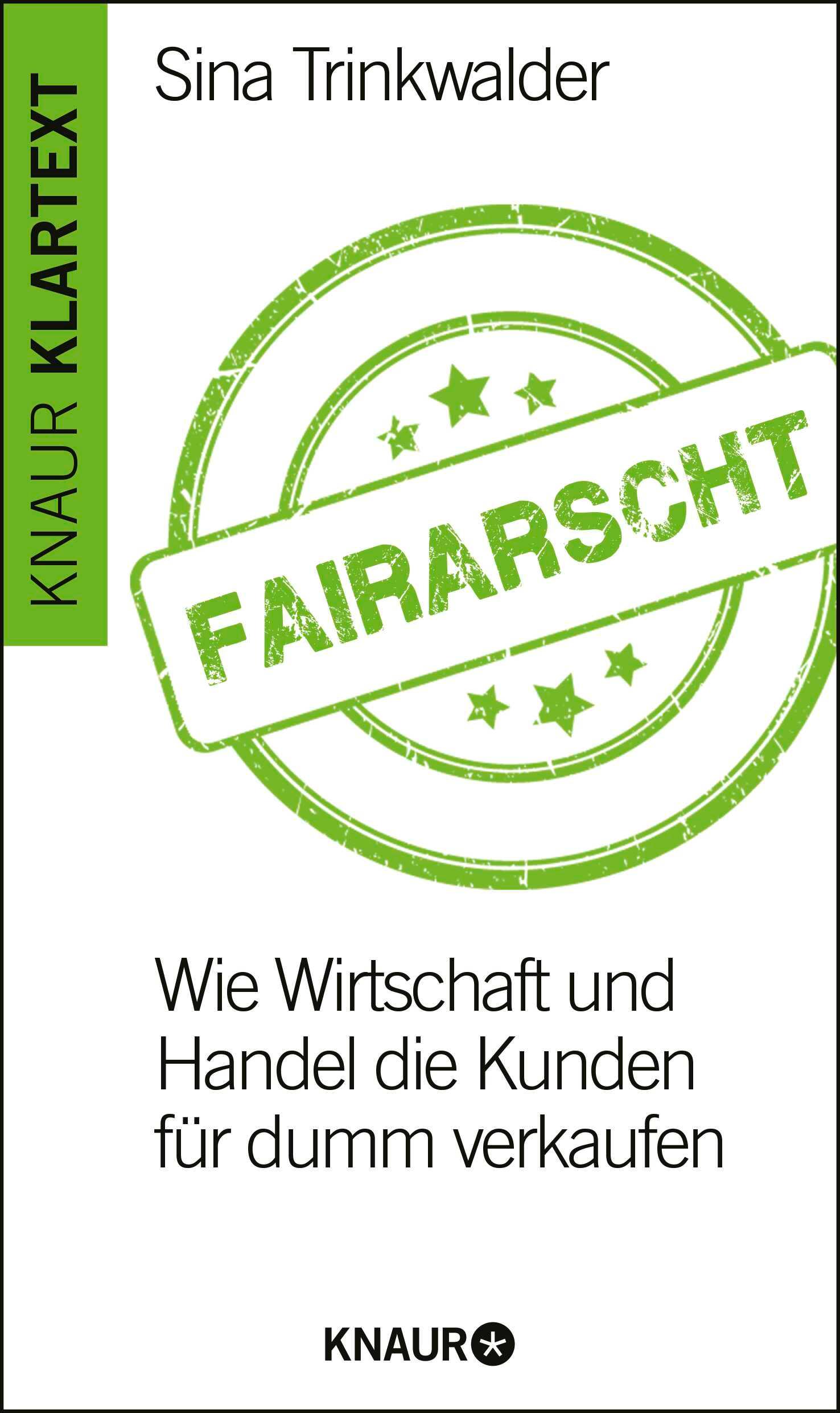 Vorderes Coverbild Fairarscht