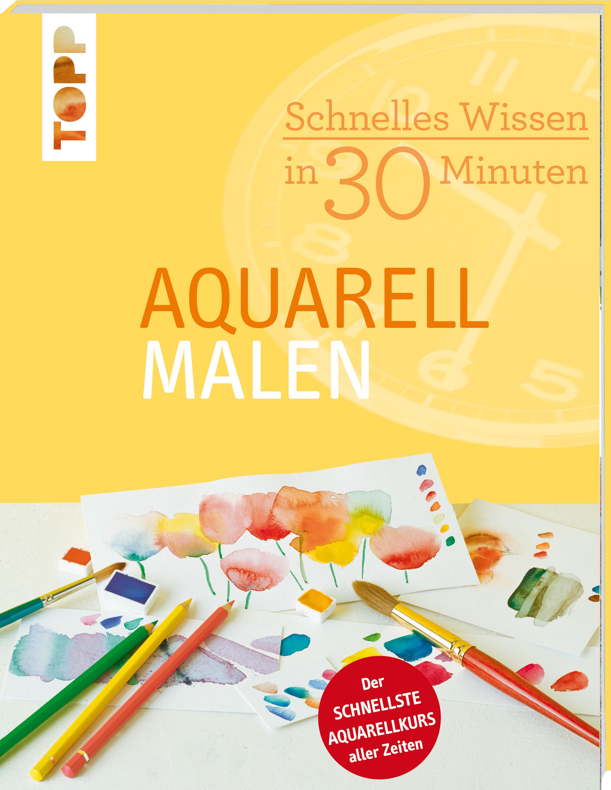 Vorderes Coverbild Schnelles Wissen in 30 Minuten - Aquarell malen