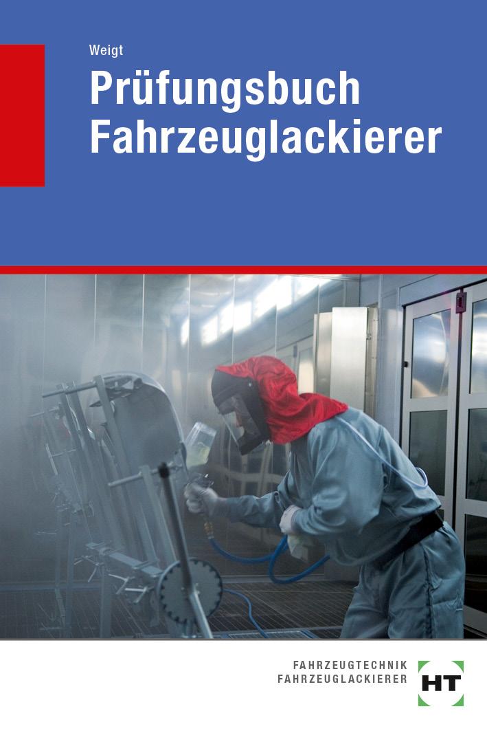 Vorderes Coverbild Prüfungsbuch Fahrzeuglackierer