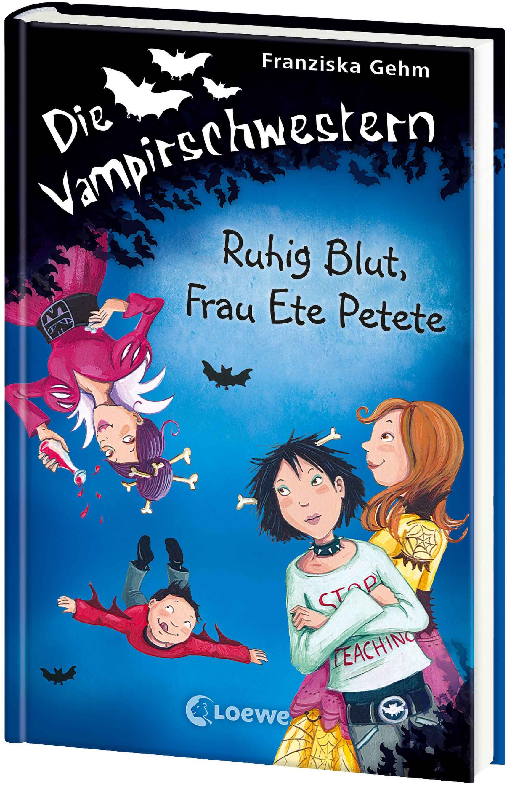 Vorderes Coverbild Die Vampirschwestern 12. Ruhig Blut, Frau Ete Petete