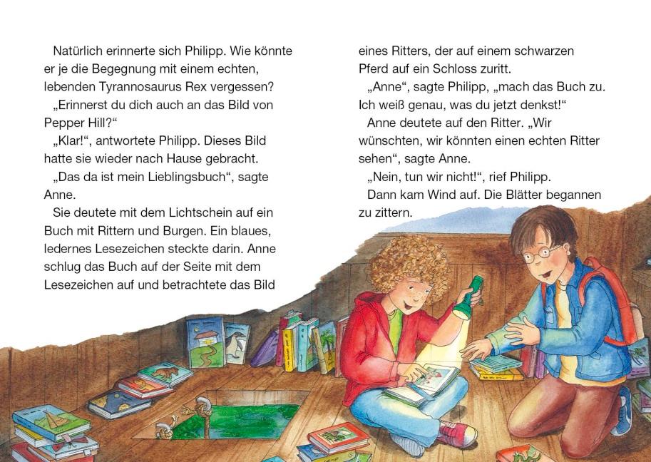 Beispielinhalt (Bild) Das magische Baumhaus junior 02 - Auf der Spur der Ritter