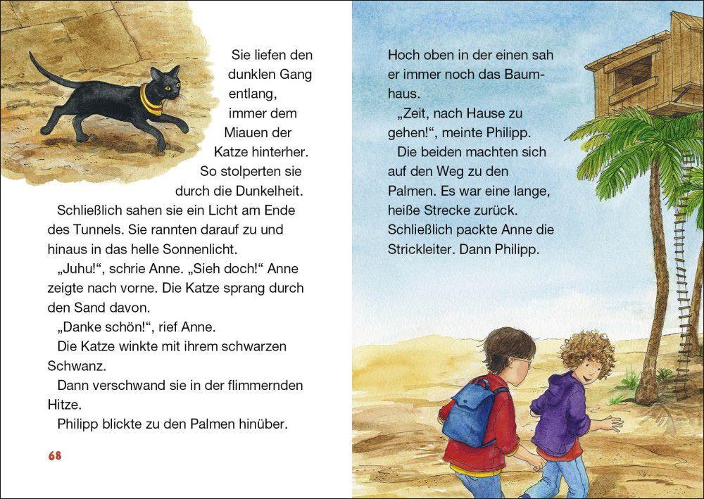 Beispielinhalt (Bild) Das magische Baumhaus junior 03 - Die rätselhafte Mumie