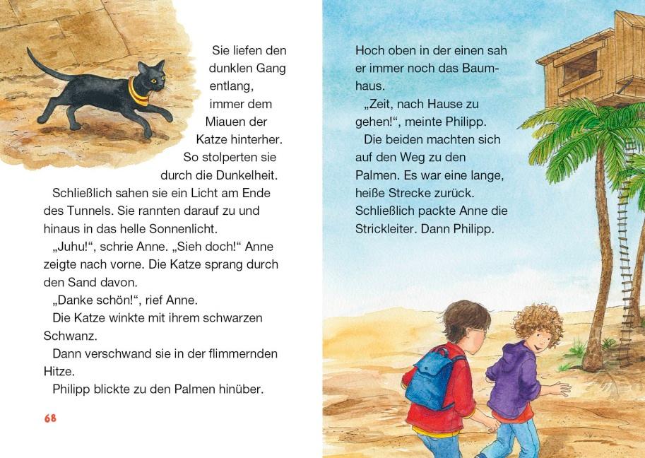 Beispielinhalt (Bild) Das magische Baumhaus junior 03 - Die rätselhafte Mumie