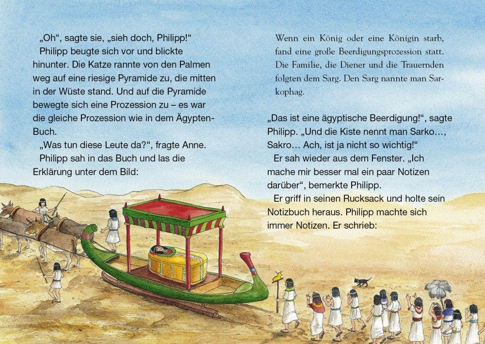 Beispielinhalt (Bild) Das magische Baumhaus junior 03 - Die rätselhafte Mumie