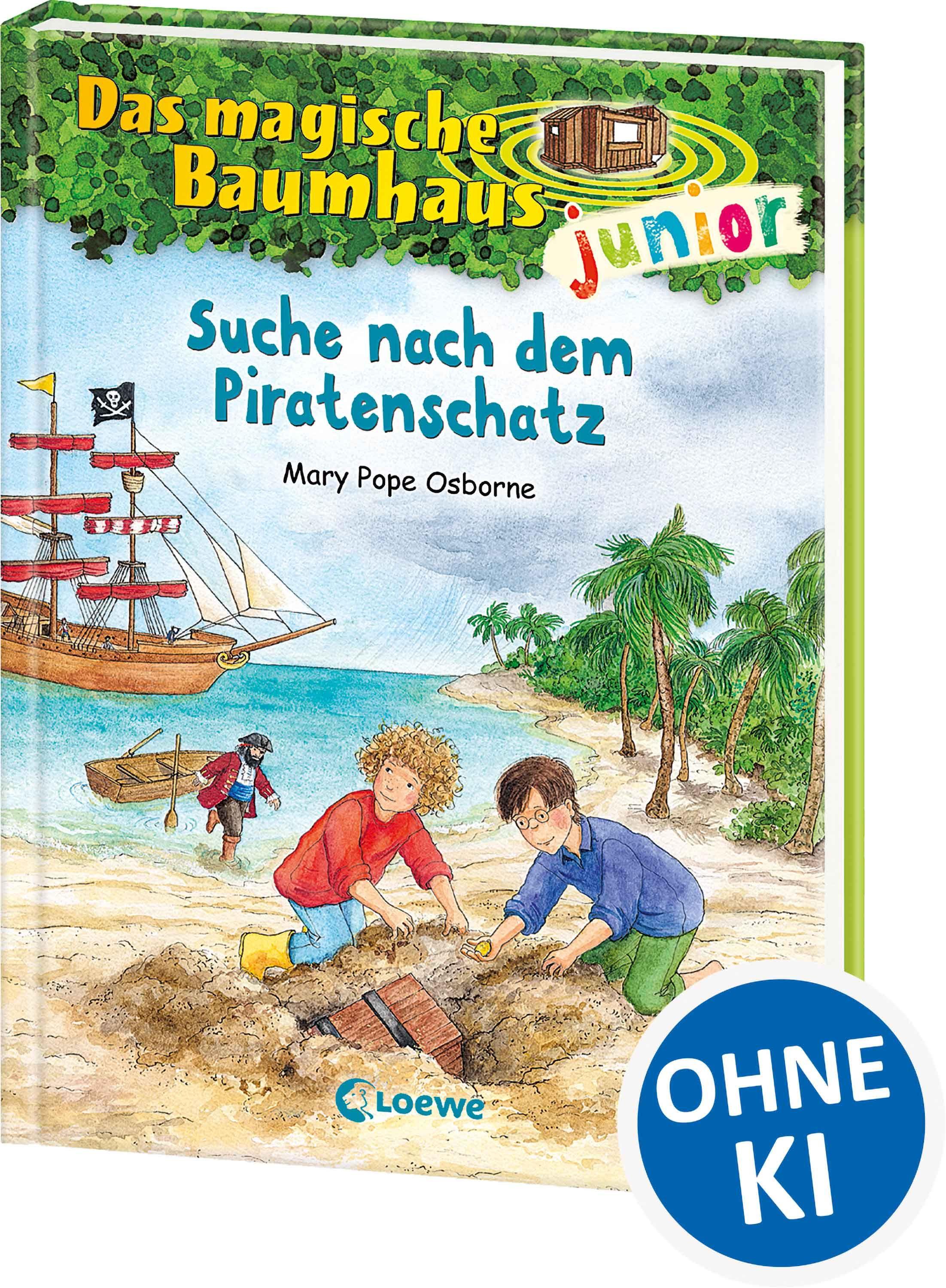 Vorderes Coverbild Das magische Baumhaus junior 04 - Suche nach dem Piratenschatz