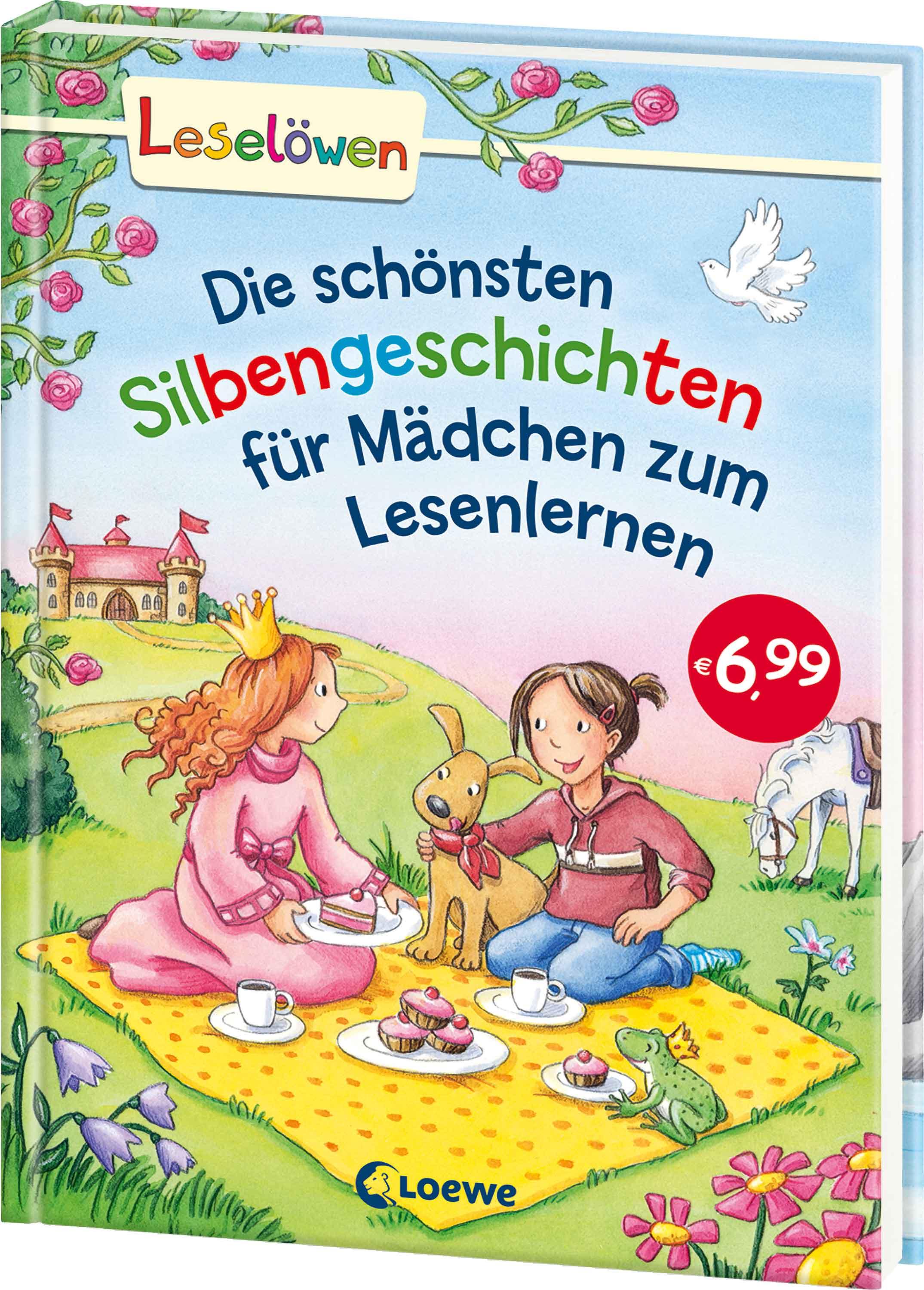 Vorderes Coverbild Leselöwen - Das Original: Die schönsten Silbengeschichten für Mädchen zum Lesenlernen