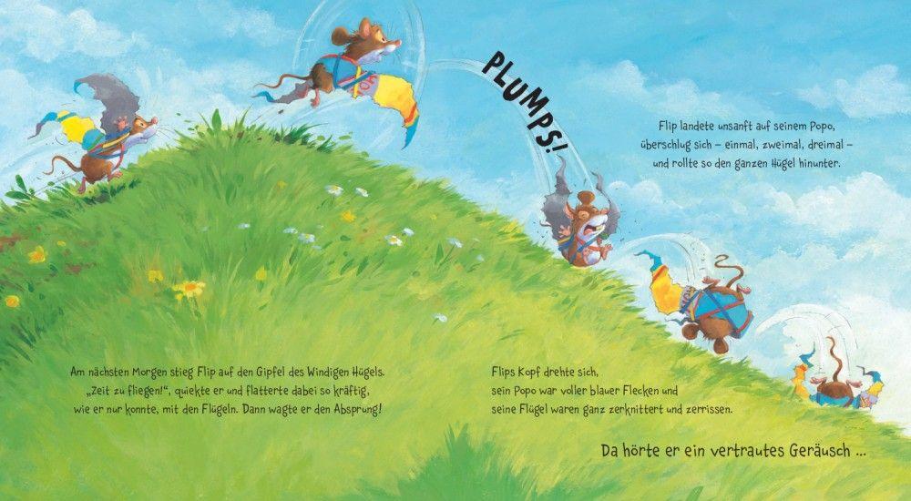 Beispielinhalt (Bild) Wenn ich groß bin, werde ich Fledermaus