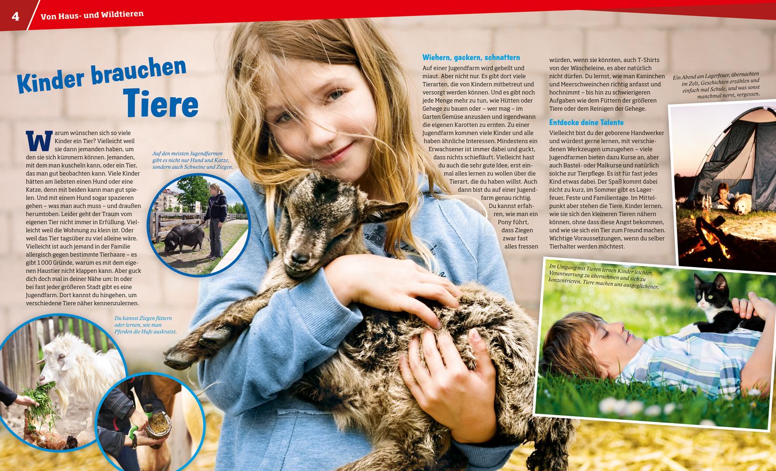 Beispielinhalt (Bild) WAS IST WAS Band 72 Haustiere. Unsere liebsten Freunde