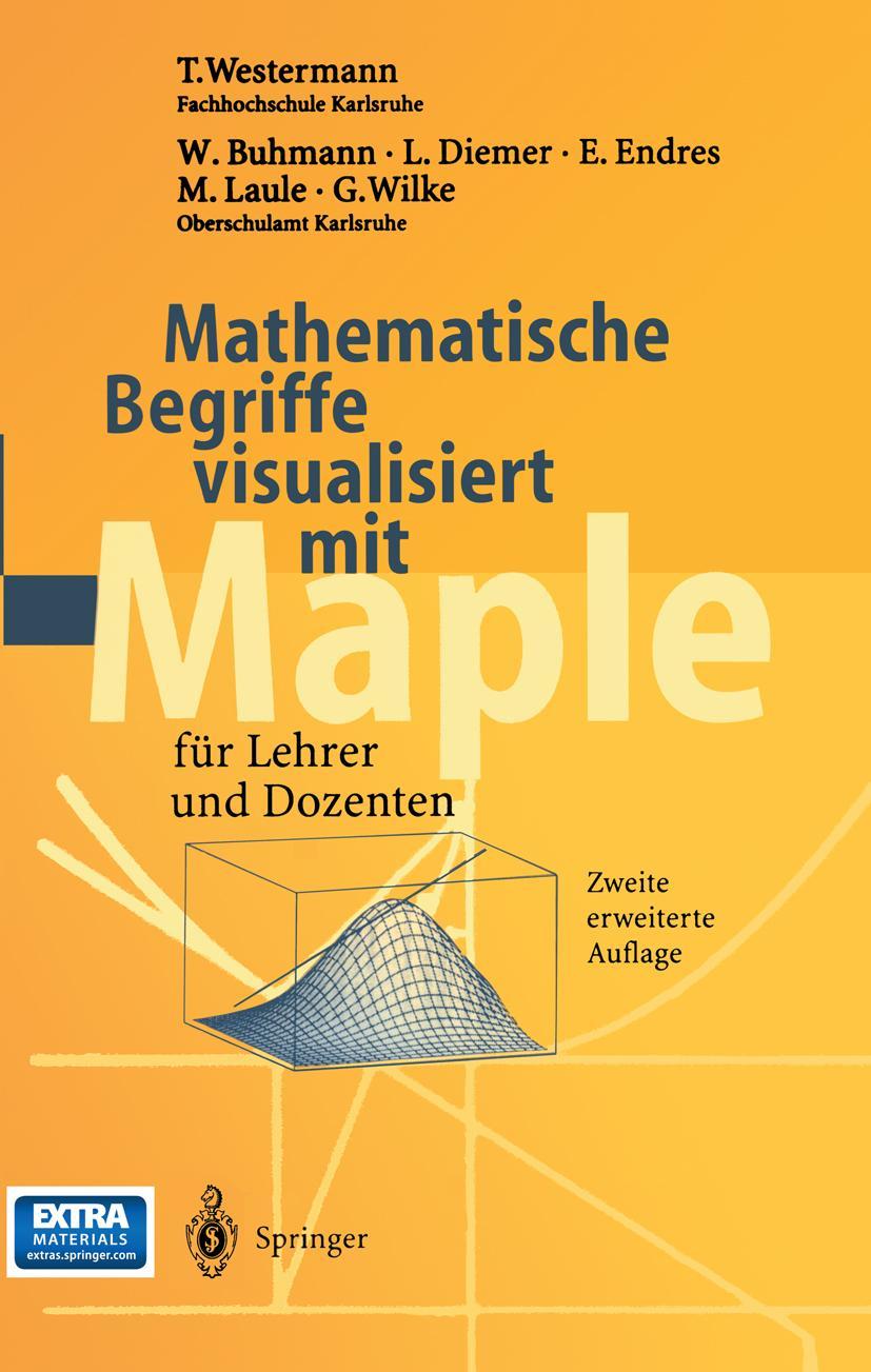 Vorderes Coverbild Mathematische Begriffe visualisiert mit Maple