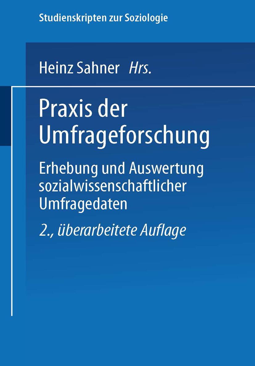 Vorderes Coverbild Praxis der Umfrageforschung