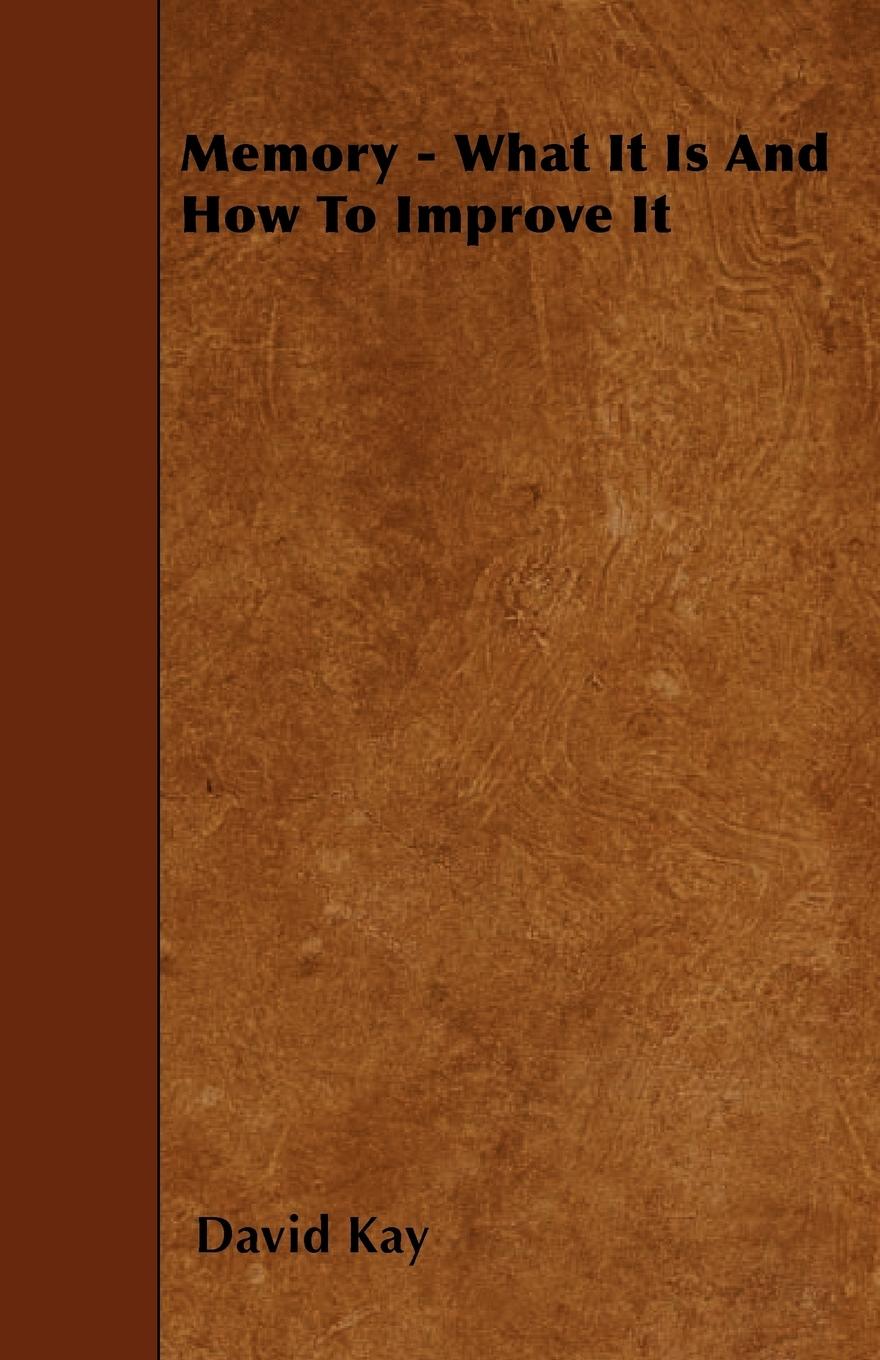 Vorderes Coverbild Memory - What It Is And How To Improve It