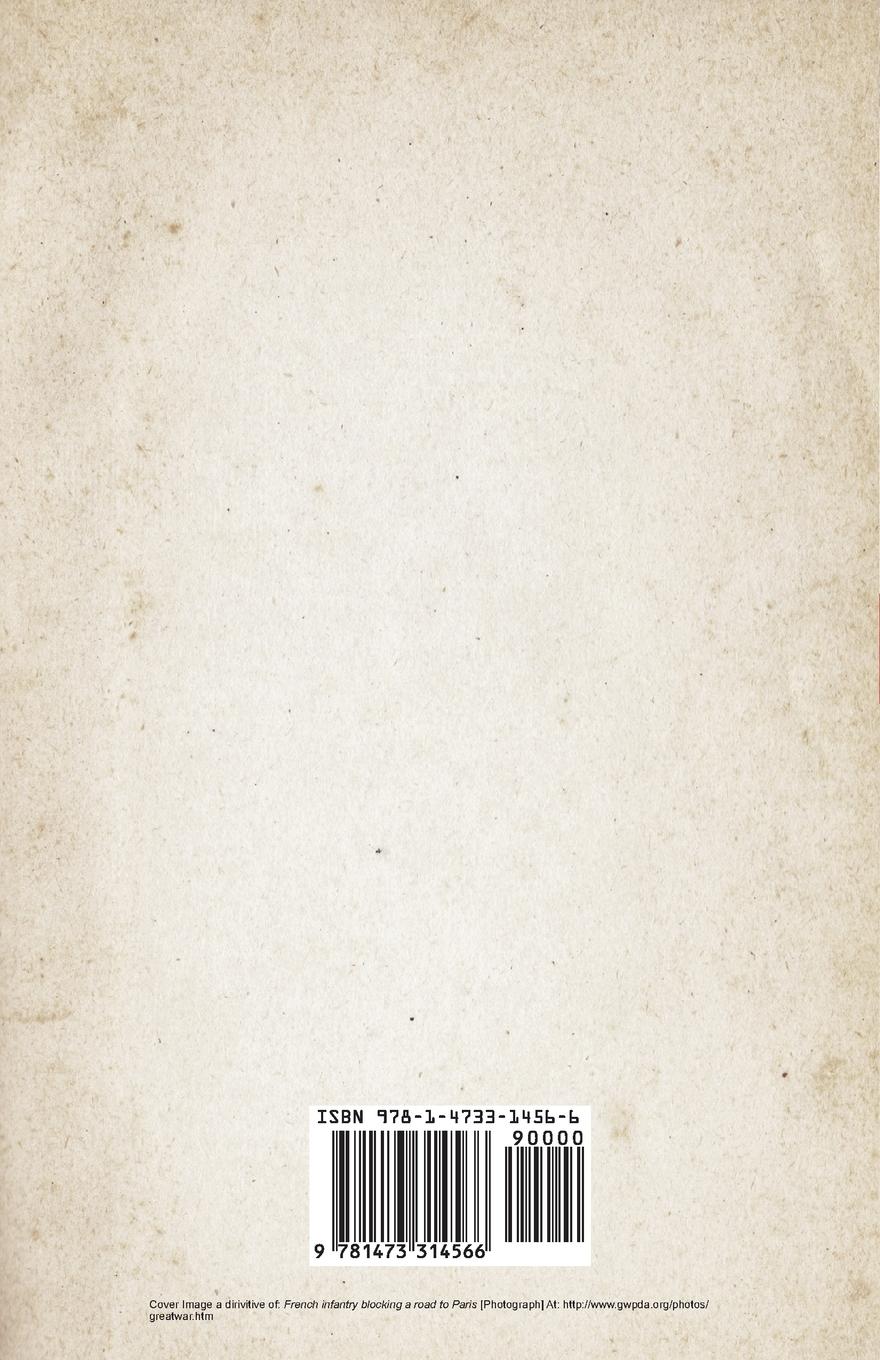 Rückseitencover A Volunteer Poilu (WWI Centenary Series)