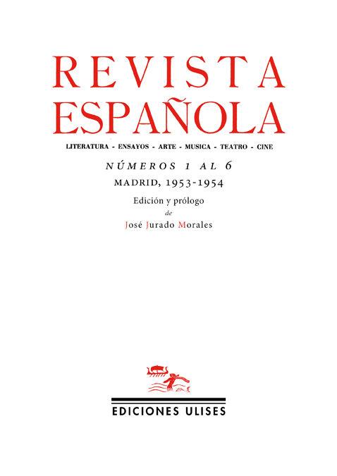 Vorderes Coverbild Revista española