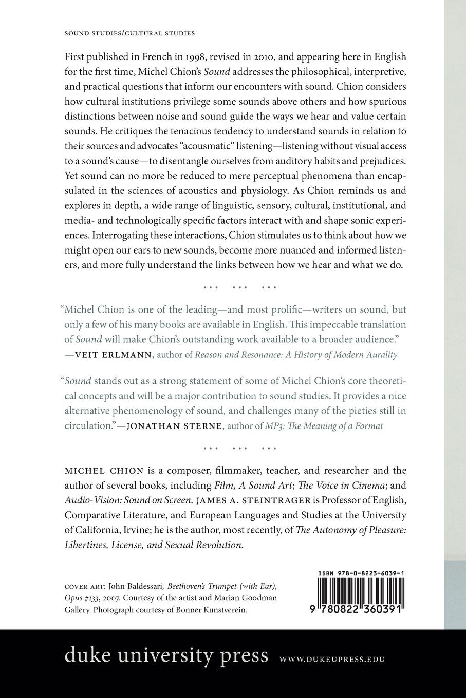 Rückseitencover Sound