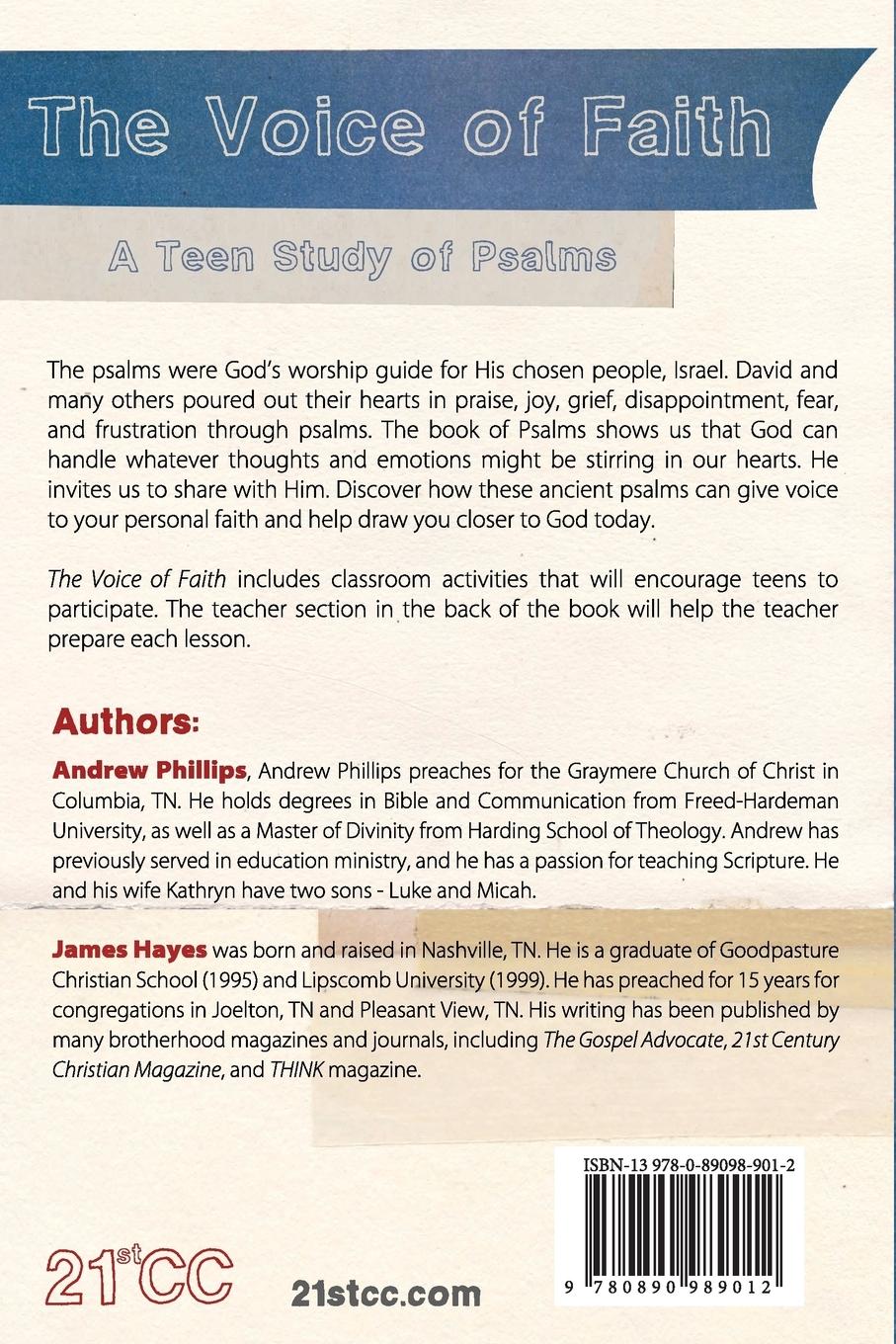 Rückseitencover The Voice of Faith