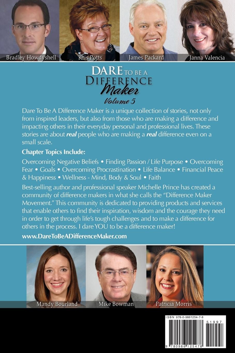 Rückseitencover Dare to Be a Difference Maker 5