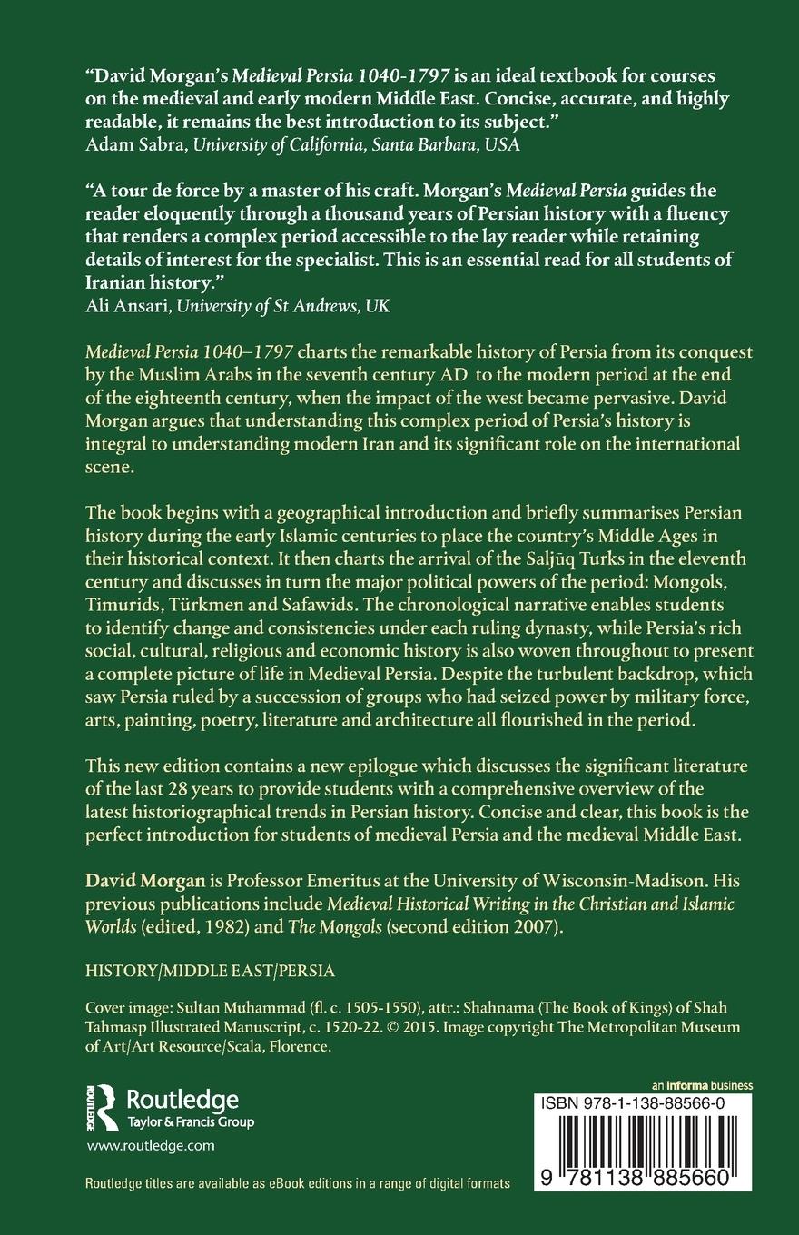 Rückseitencover Medieval Persia 1040-1797