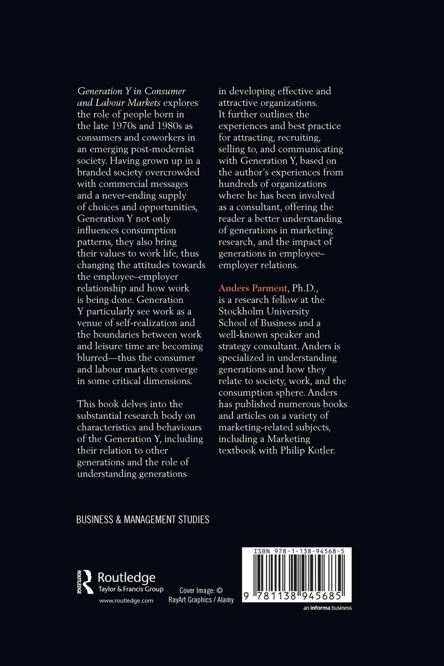 Rückseitencover Generation Y in Consumer and Labour Markets