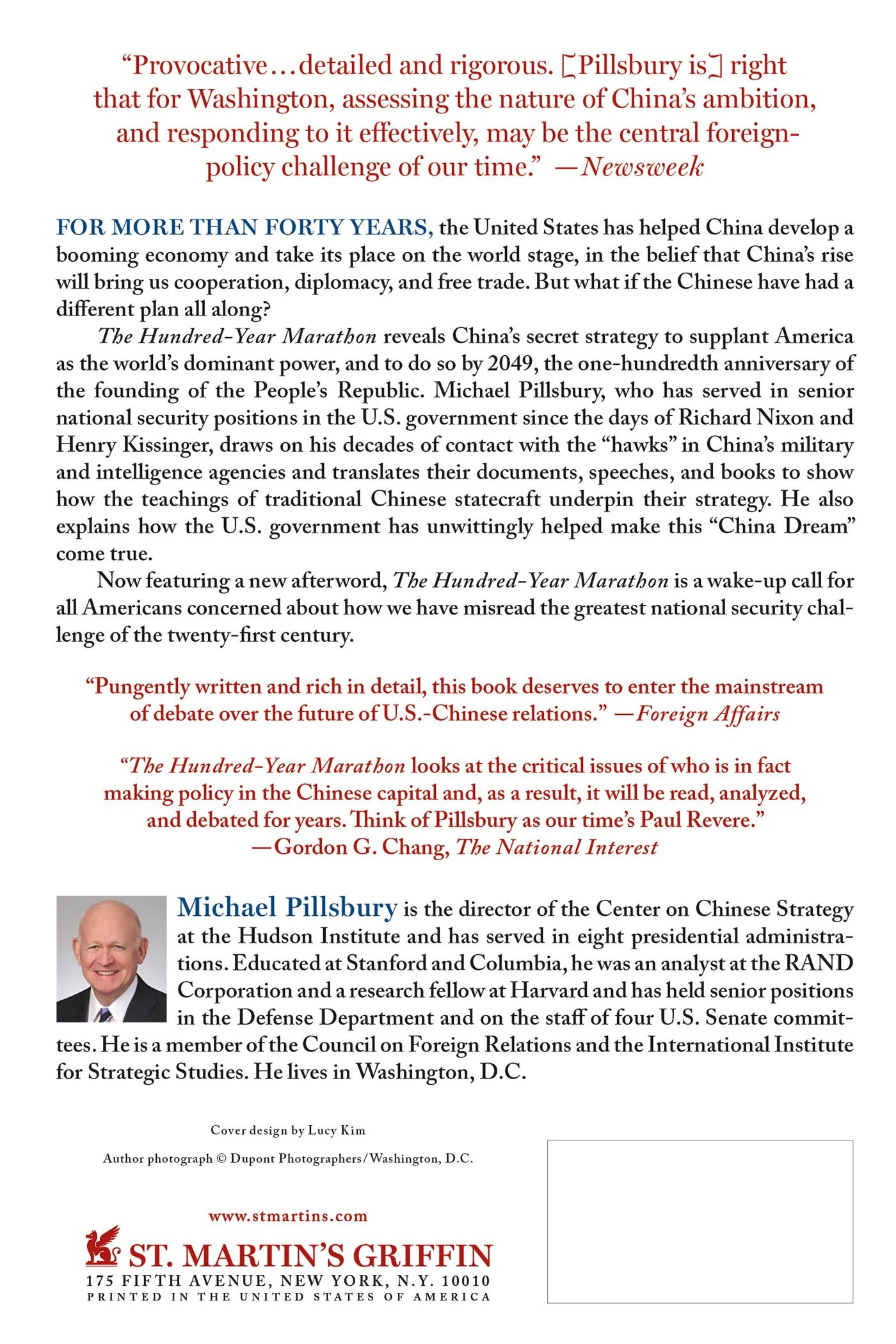 Rückseitencover The Hundred-Year Marathon