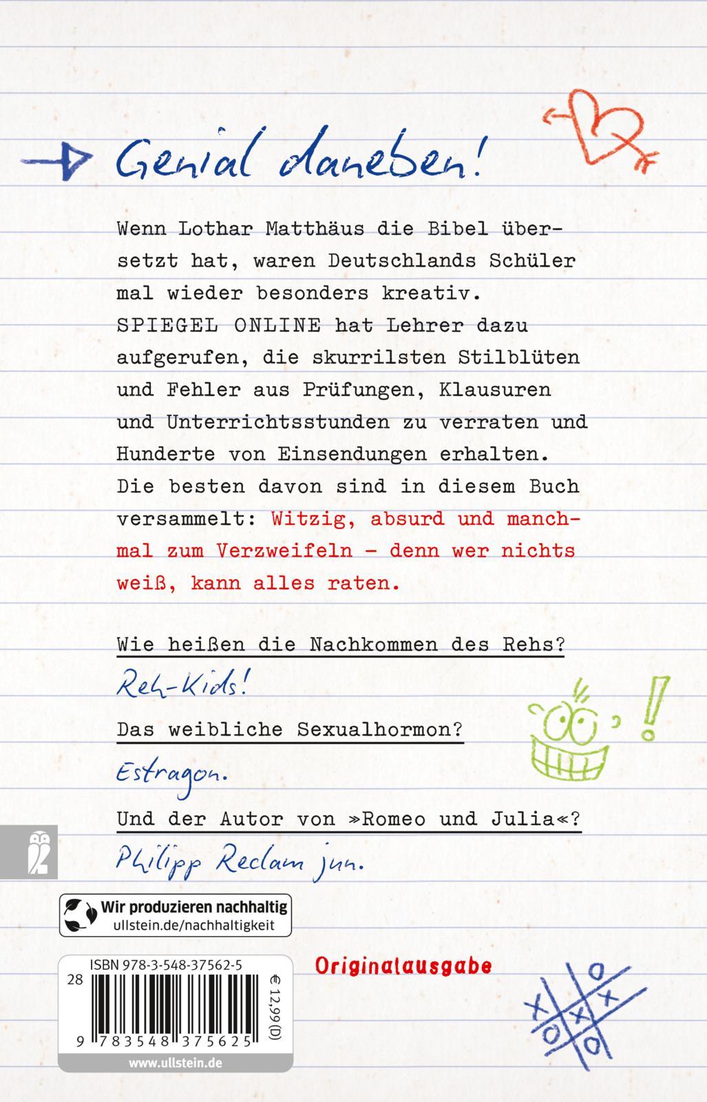 Rückseitencover Nenne drei Nadelbäume: Tanne, Fichte, Oberkiefer