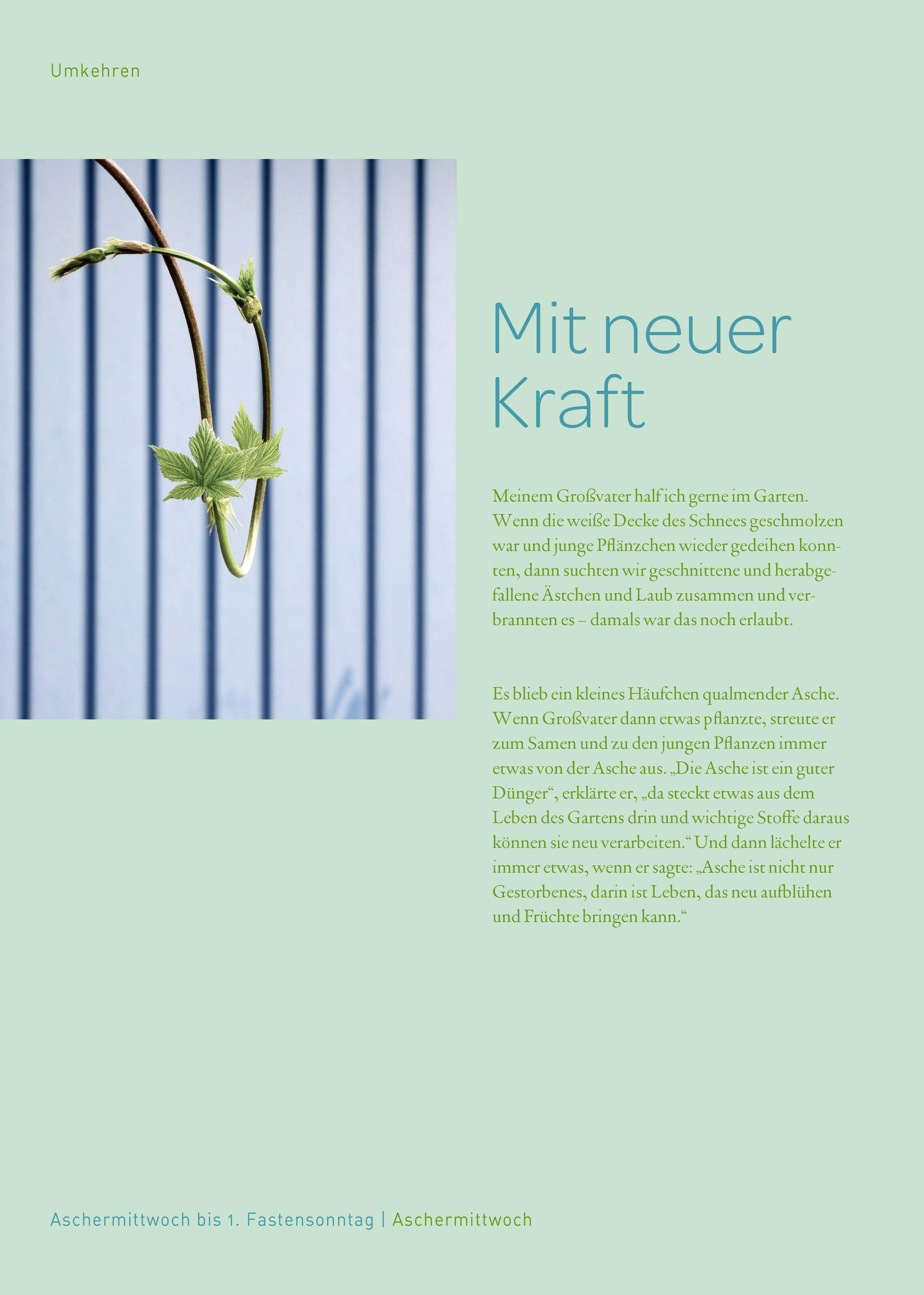 Beispielinhalt (Bild) Fastenkalendergeschichten