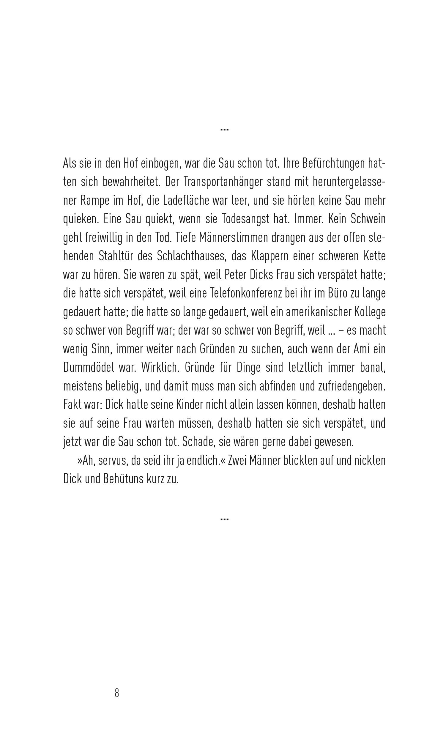 Beispielinhalt (Bild) Schlachttag