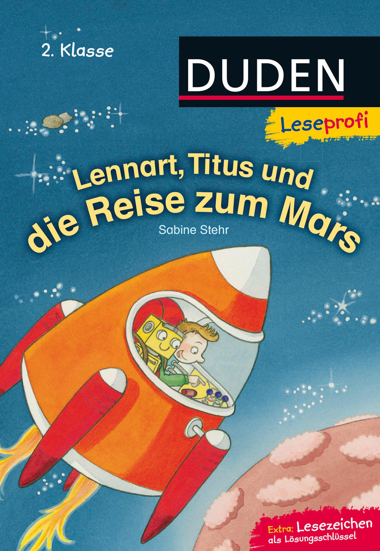 Vorderes Coverbild Leseprofi - Lennart, Titus und die Reise zum Mars, 2. Klasse