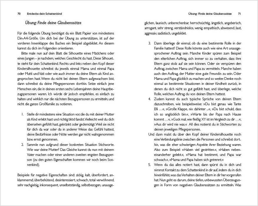 Beispielinhalt (Bild) Das Kind in dir muss Heimat finden