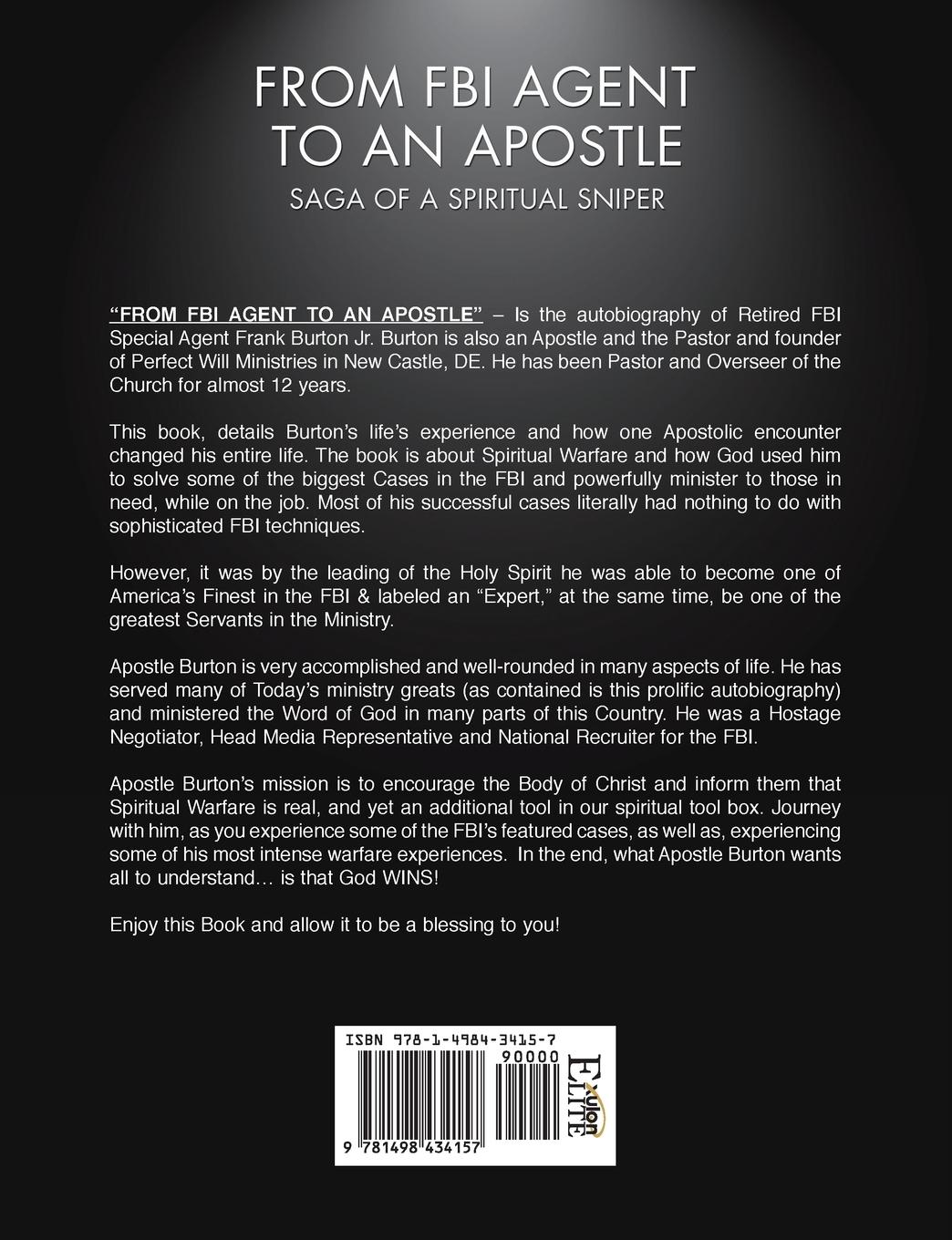 Rückseitencover From FBI Agent to an Apostle