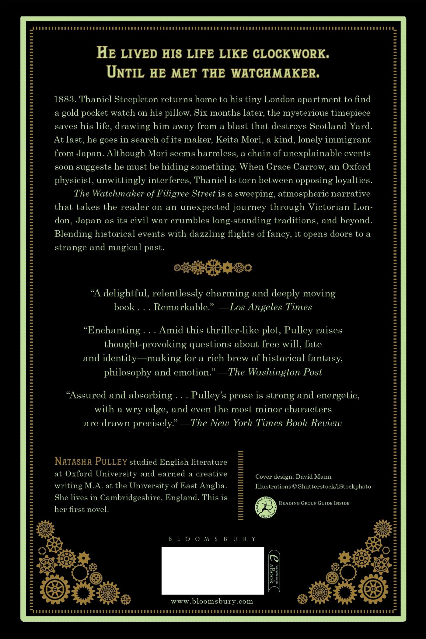 Rückseitencover The Watchmaker of Filigree Street