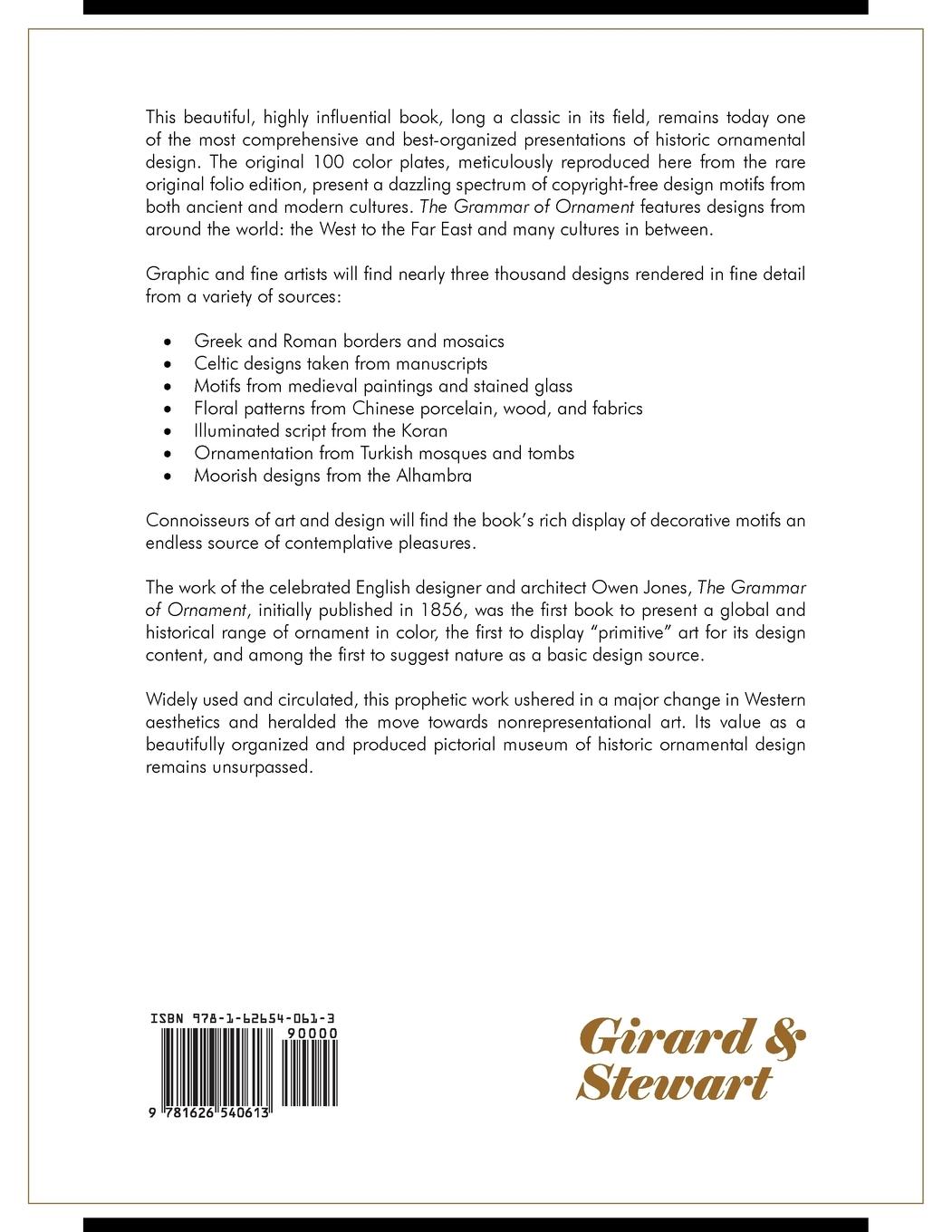 Rückseitencover The Grammar of Ornament