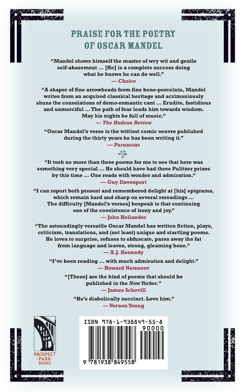 Rückseitencover Otherwise Poems