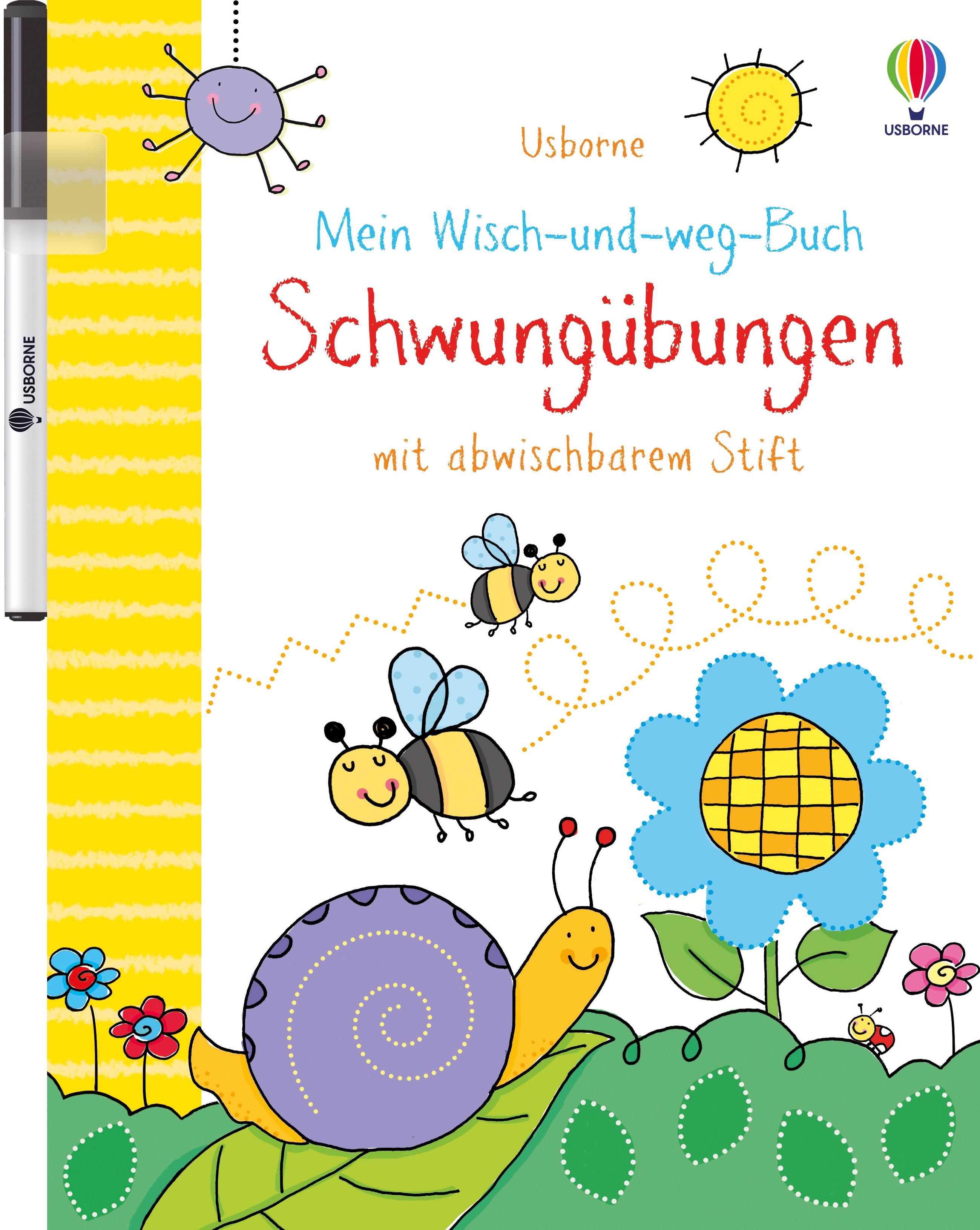 Vorderes Coverbild Mein Wisch-und-weg-Buch: Schwungübungen