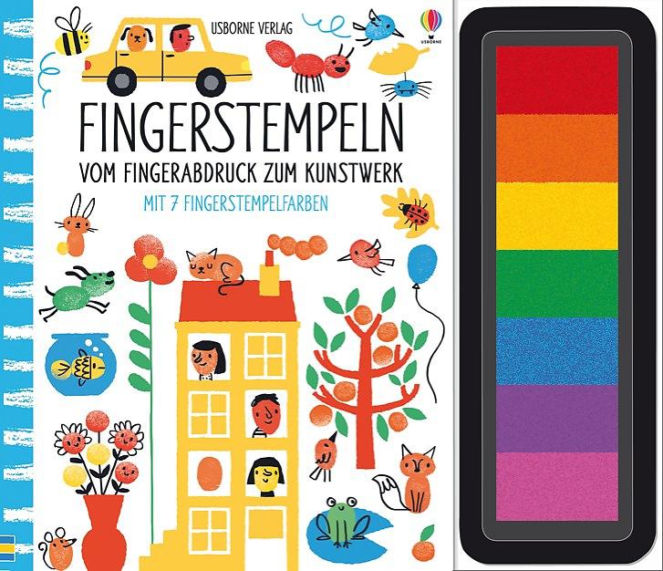 Vorderes Coverbild Fingerstempeln:  Vom Fingerabdruck zum Kunstwerk