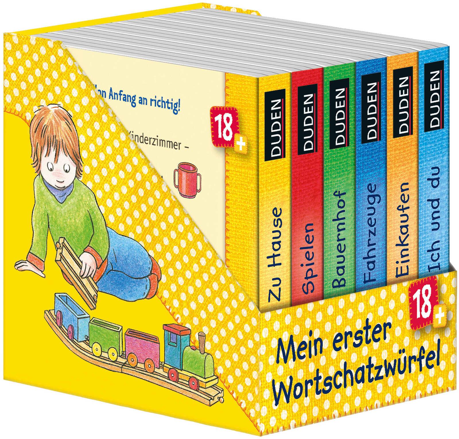 Vorderes Coverbild Duden: Mein erster Wortschatzwürfel