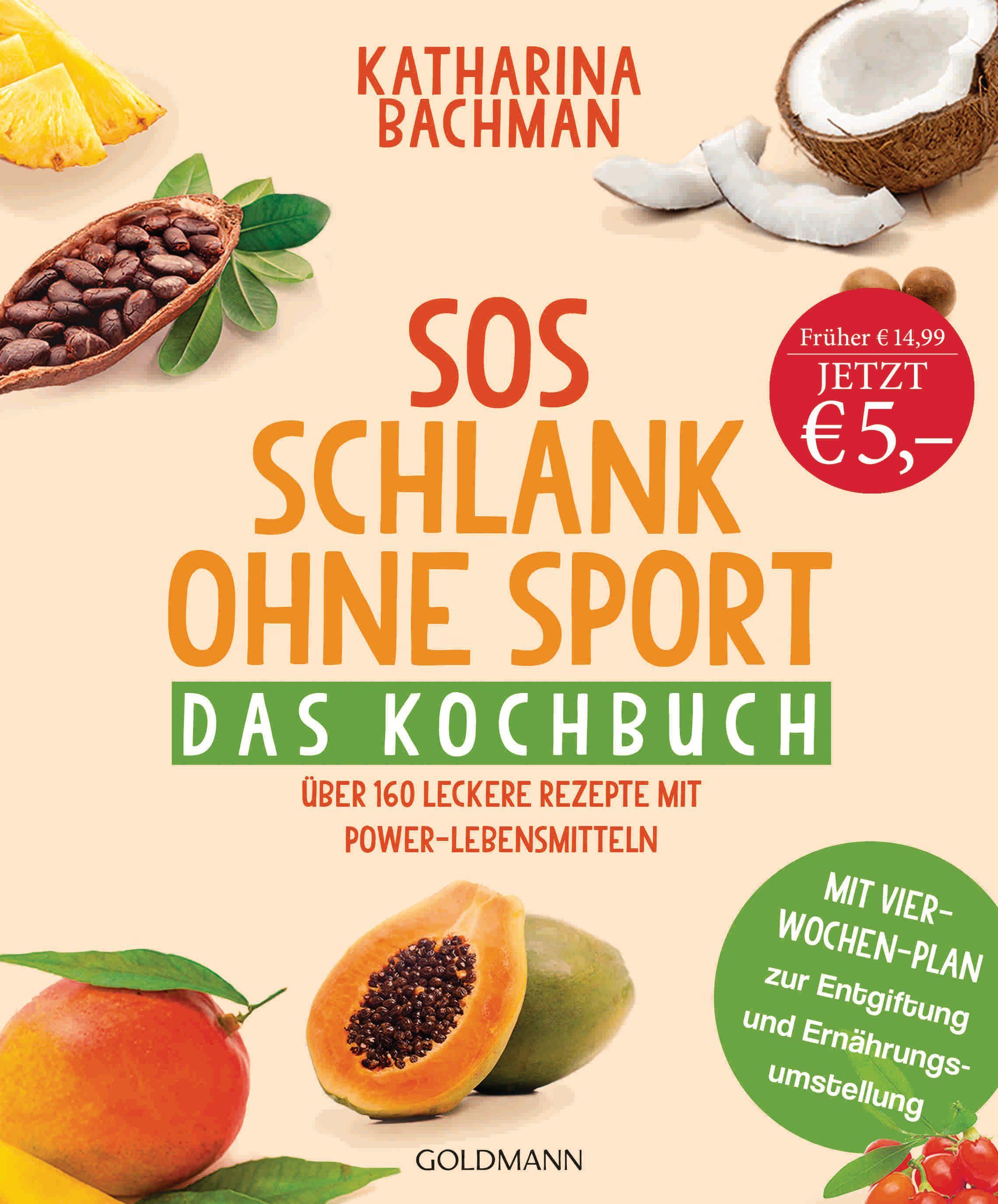 Vorderes Coverbild SOS Schlank ohne Sport - Das Kochbuch