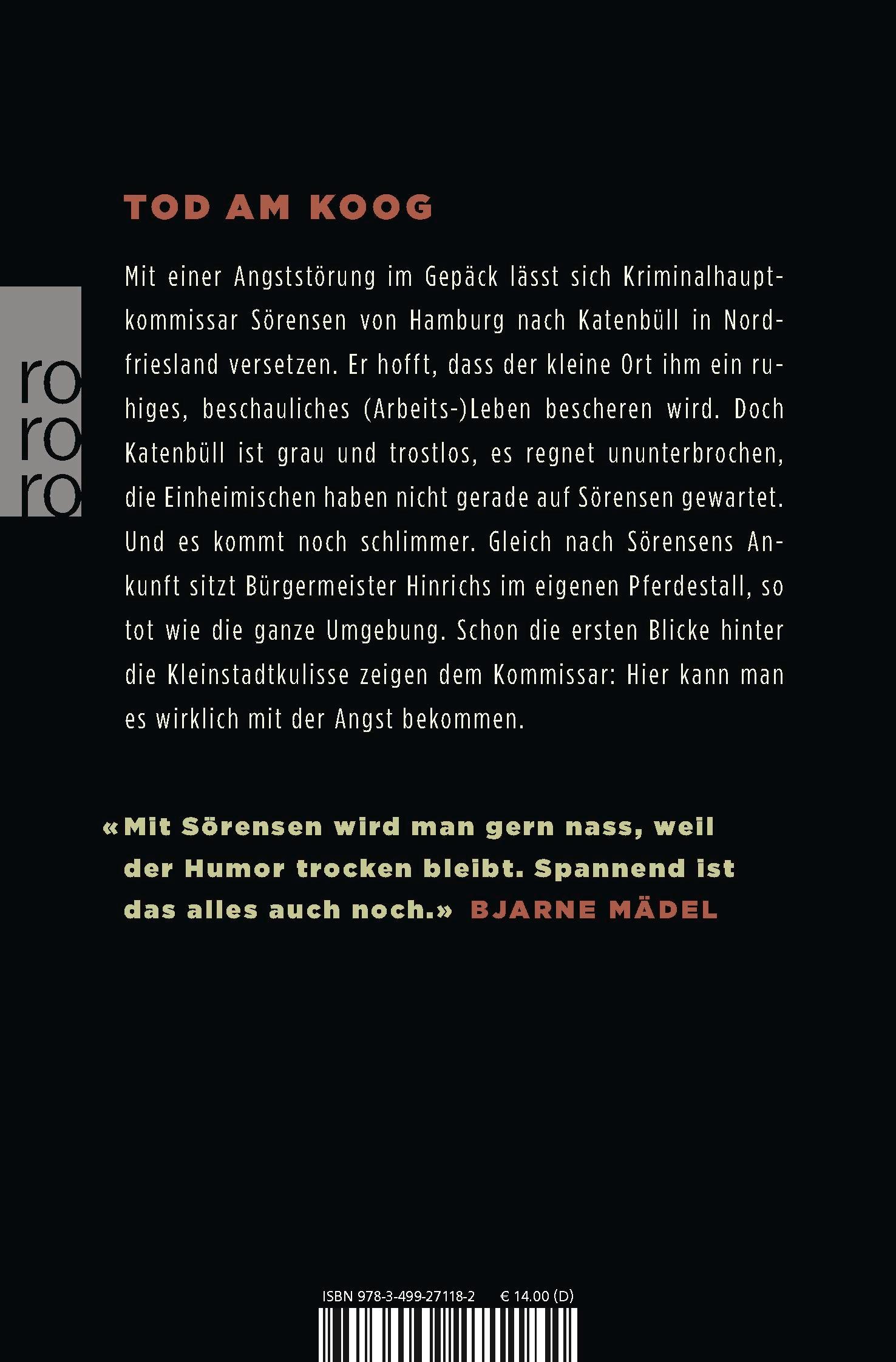 Rückseitencover Sörensen hat Angst