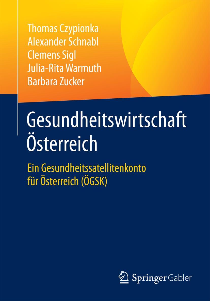 Vorderes Coverbild Gesundheitswirtschaft Österreich