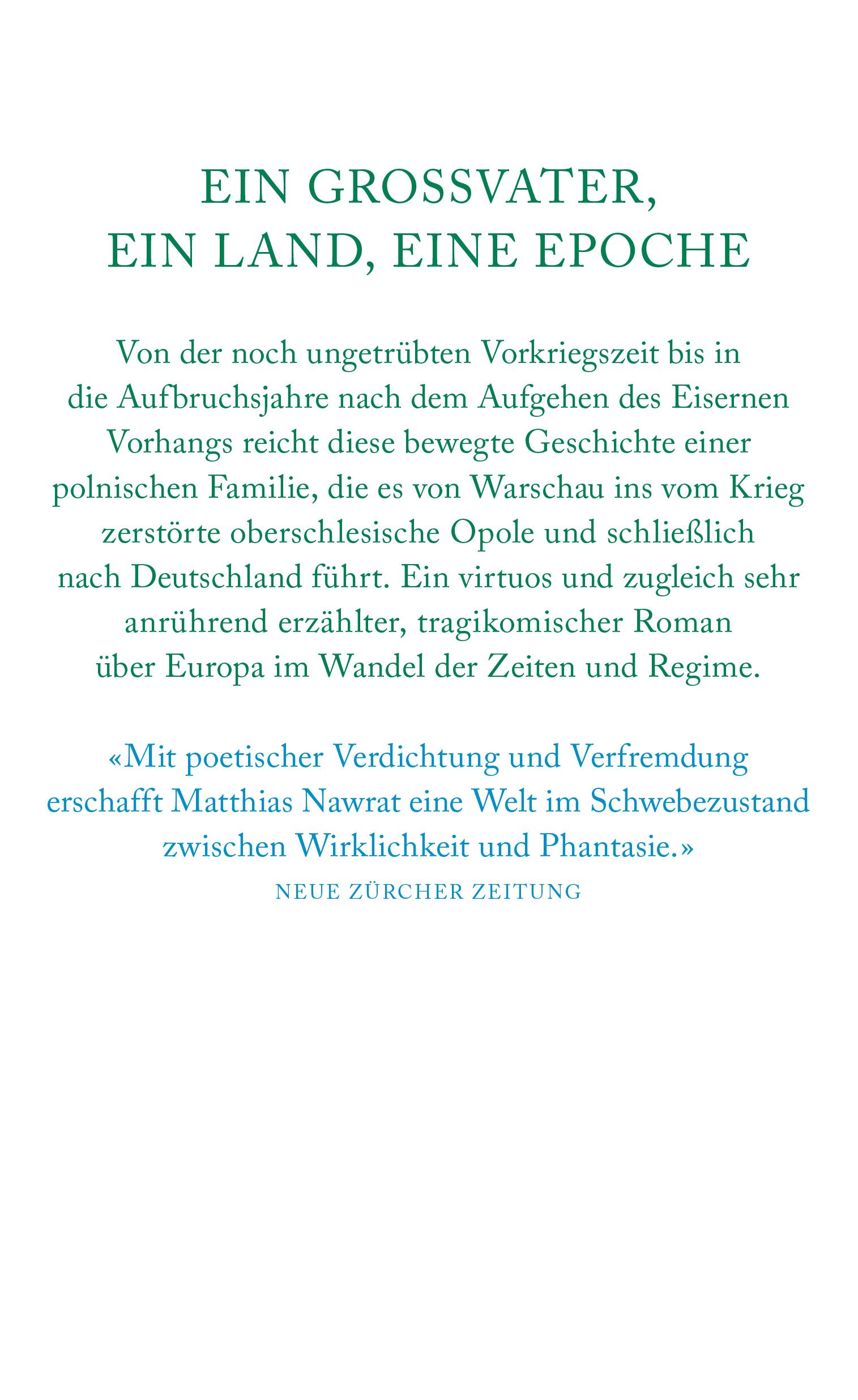 Rückseitencover Die vielen Tode unseres Opas Jurek