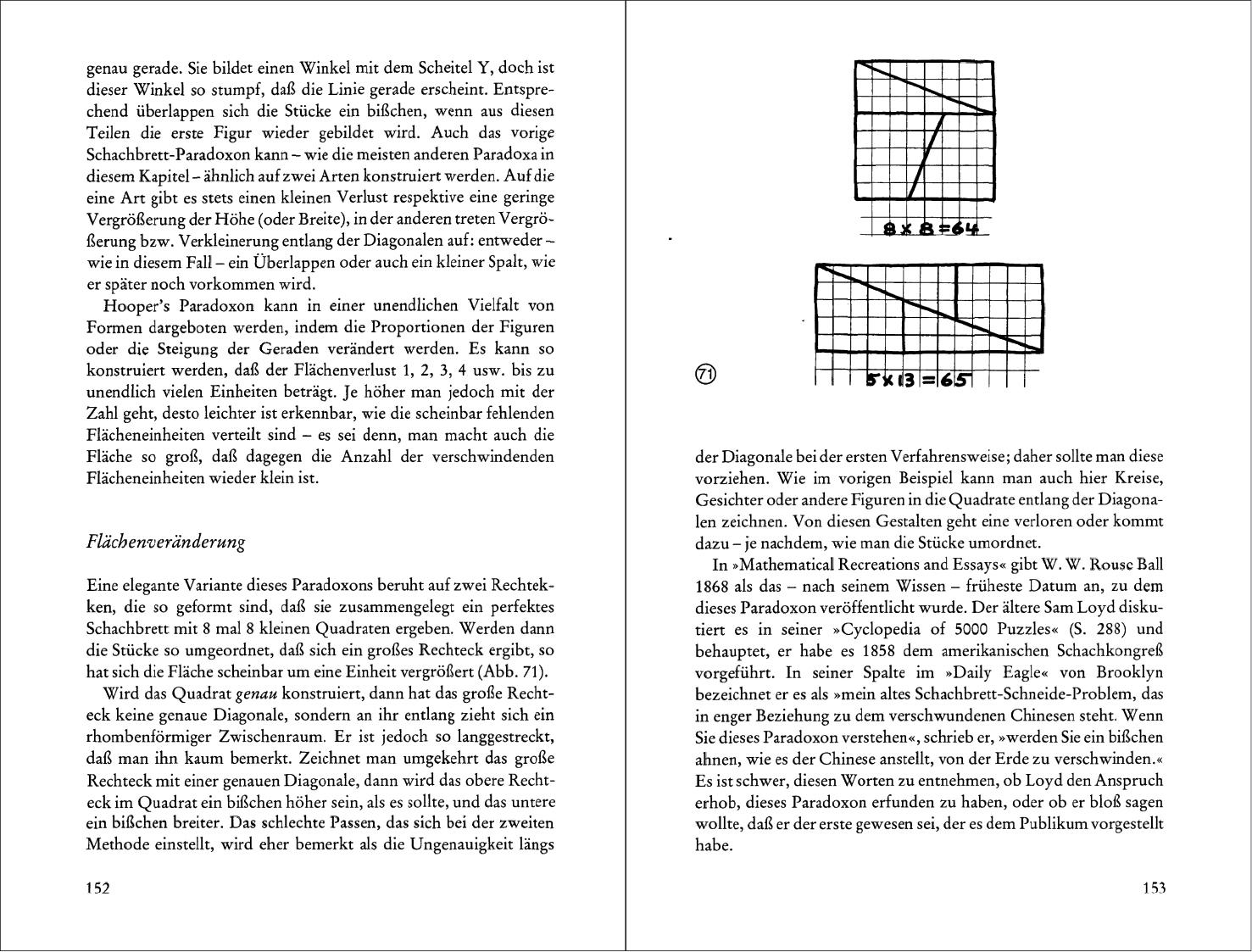 Beispielinhalt (Bild) Das verschwundene Kaninchen und andere mathematische Tricks