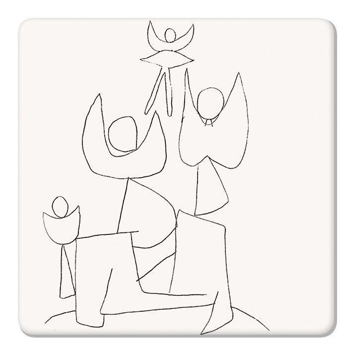 Beispielinhalt (Bild) Memospiel. Die Engel von Paul Klee