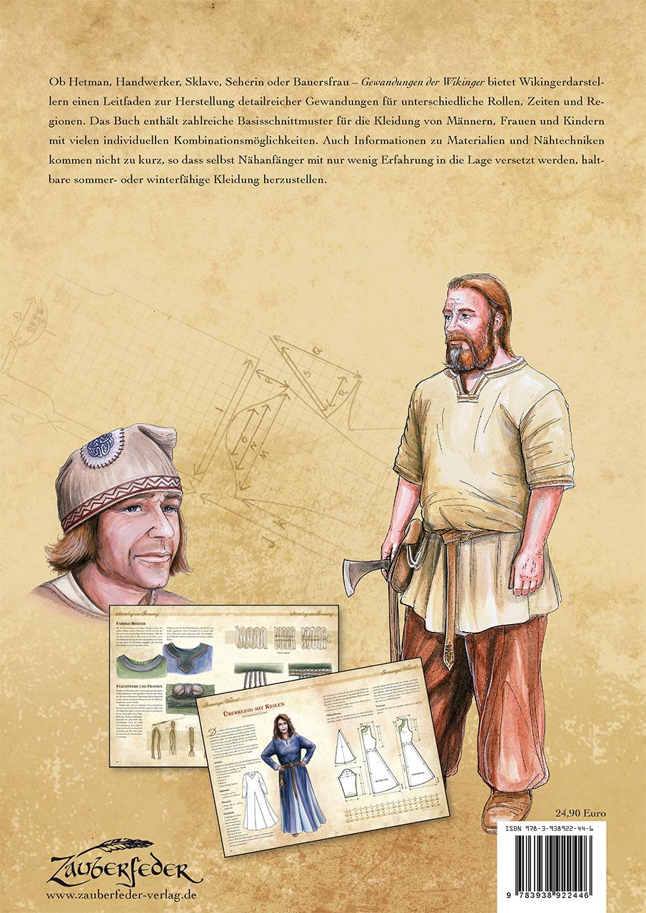 Rückseitencover Kleidung des Mittelalters selbst anfertigen - Gewandungen der Wikinger