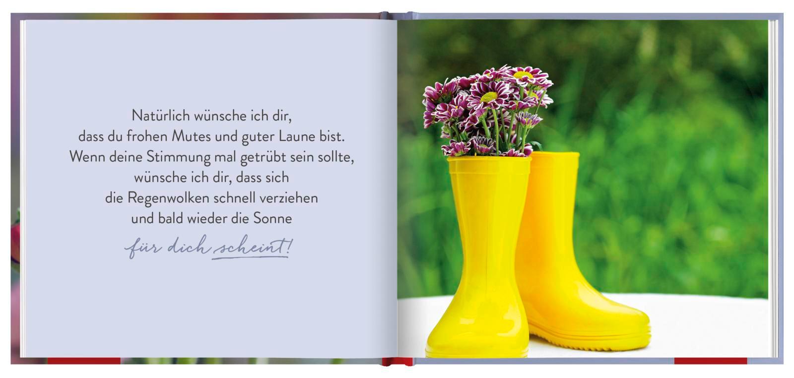 Beispielinhalt (Bild) Ein Strauß voll guter Wünsche