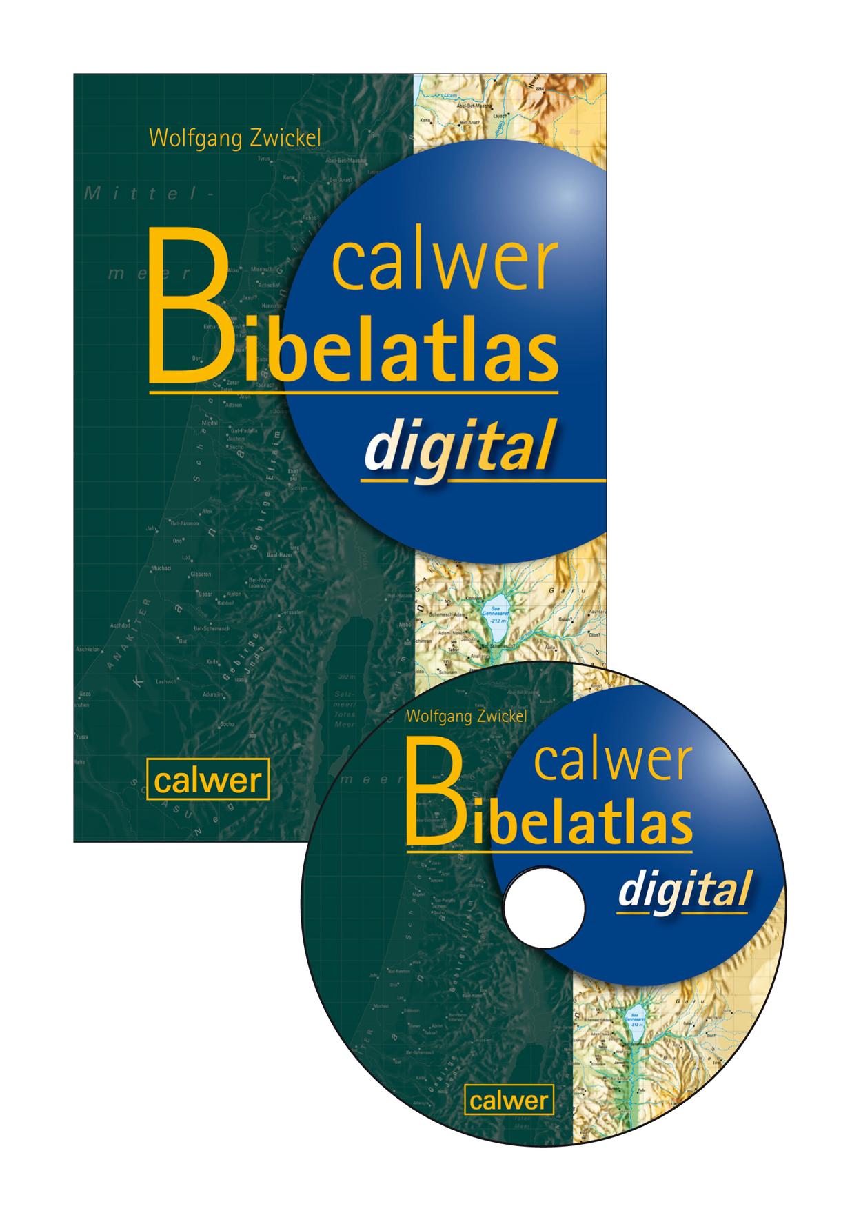 Vorderes Coverbild Calwer Bibelatlas digital