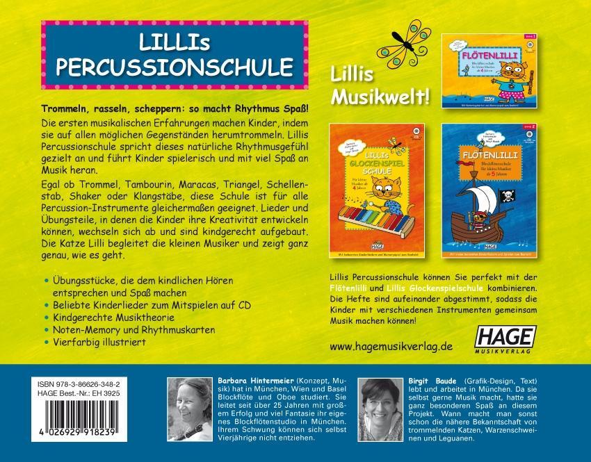 Beispielinhalt (Bild) Lillis Percussionschule mit CD